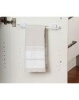 30cm Flat Style Towel Rail White - BATHROOM - Towel Racks - Soko and Co