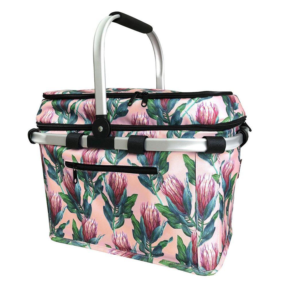 4 Person Insulated Picnic Basket Protea - LIFESTYLE - Picnic - Soko and Co