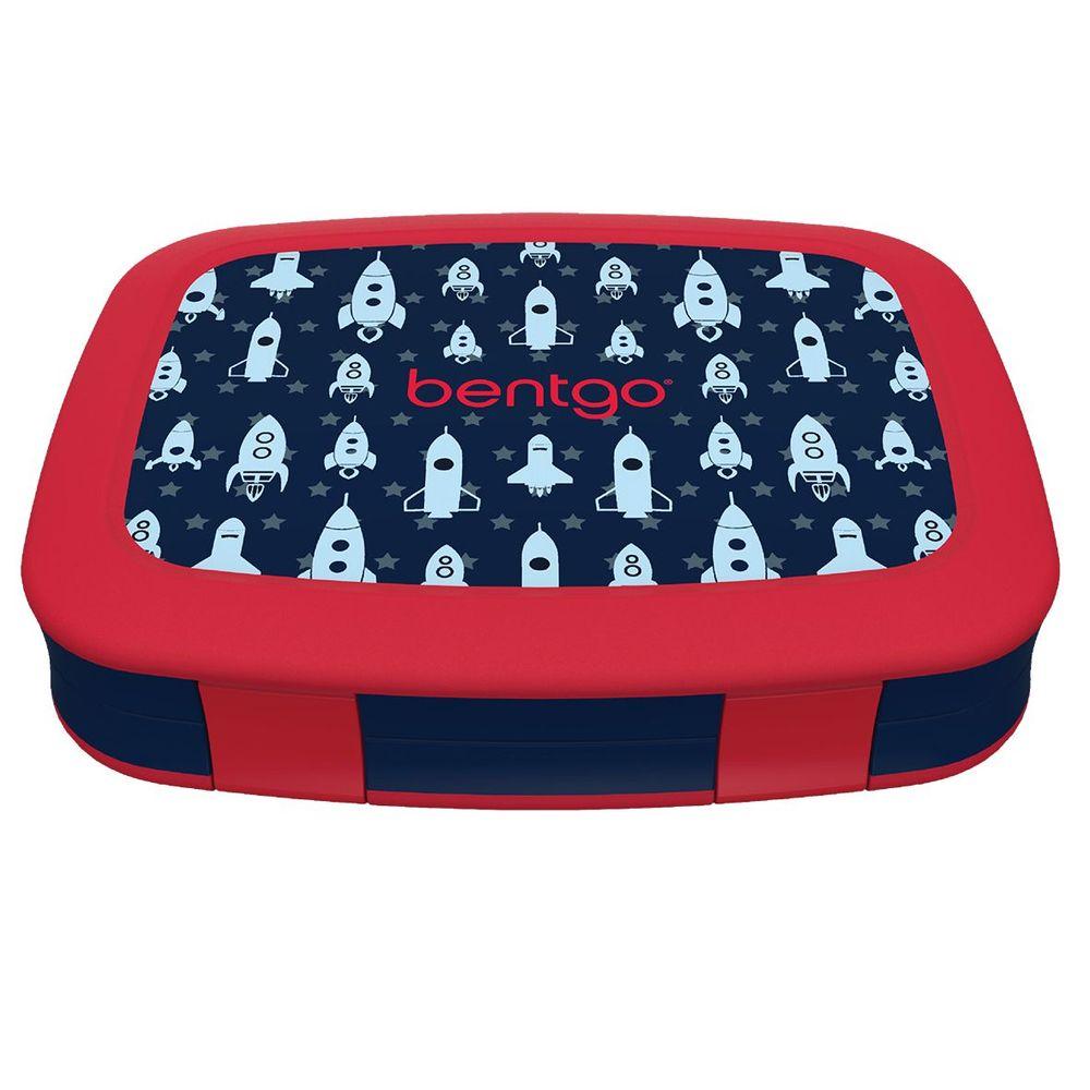 5 Compartment Kids Bento Lunch Box Space Rockets - LIFESTYLE - Lunch - Soko and Co