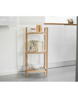 Acina 3 Tier Acacia Wood Shelving Unit - HOME STORAGE - Shelves and Cabinets - Soko and Co