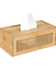 Allegre Bamboo Tissue Box - HOME STORAGE - Tissue Boxes - Soko and Co