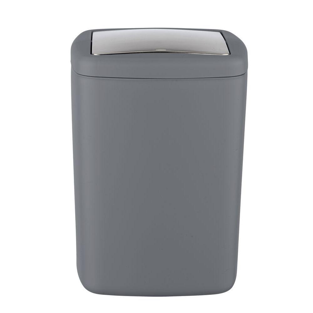 Barcelona 8.5L Rubbish Bin Anthracite - BATHROOM - Bins - Soko and Co