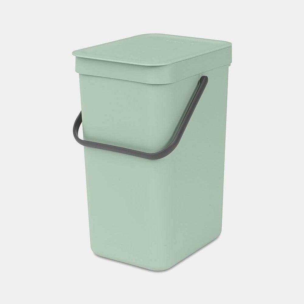 Brabantia 12L Sort & Go Kitchen Rubbish Bin Jade Green - KITCHEN - Bins - Soko and Co