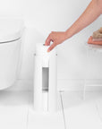 Brabantia 2 Piece Steel Bathroom Accessories Set White - BATHROOM - Bathroom Accessory Sets - Soko and Co