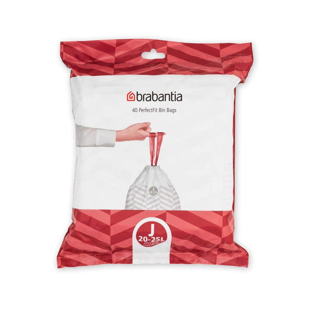 Brabantia 23L Perfect Fit Bin Liner Code J 40 Pack - KITCHEN - Bin Liners - Soko and Co