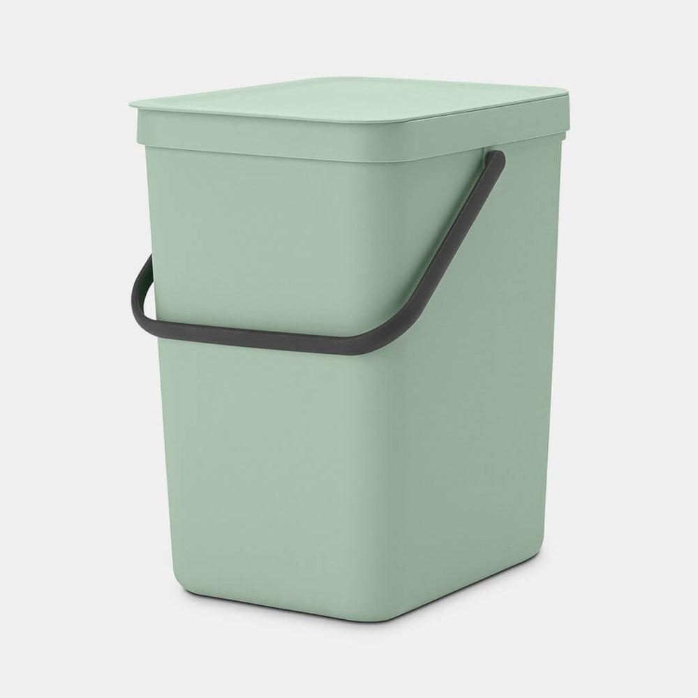 Brabantia 25L Sort & Go Kitchen Rubbish Bin Jade Green - KITCHEN - Bins - Soko and Co