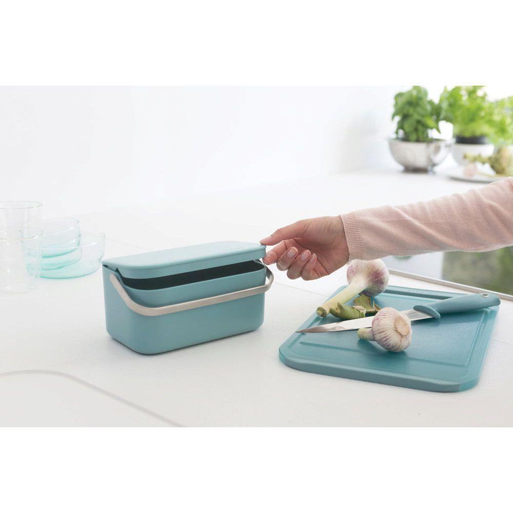 Brabantia Food Waste Caddy Mint - KITCHEN - Bench - Soko and Co