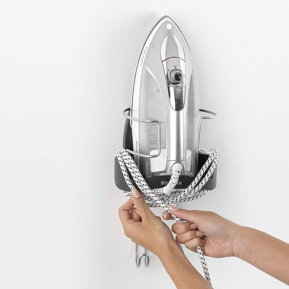 Brabantia Steam Iron & Ironing Board Holder Black - LAUNDRY - Ironing - Soko and Co