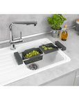Cami Expandable Over Sink Caddy Grey - KITCHEN - Sink - Soko and Co