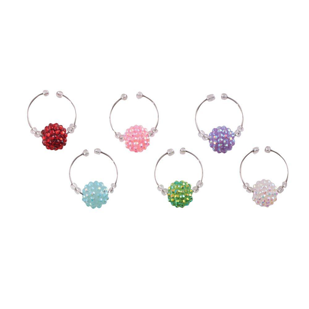 Crystal Balls Wine Glass Charms 6 Pack - WINE - Barware and Accessories - Soko and Co