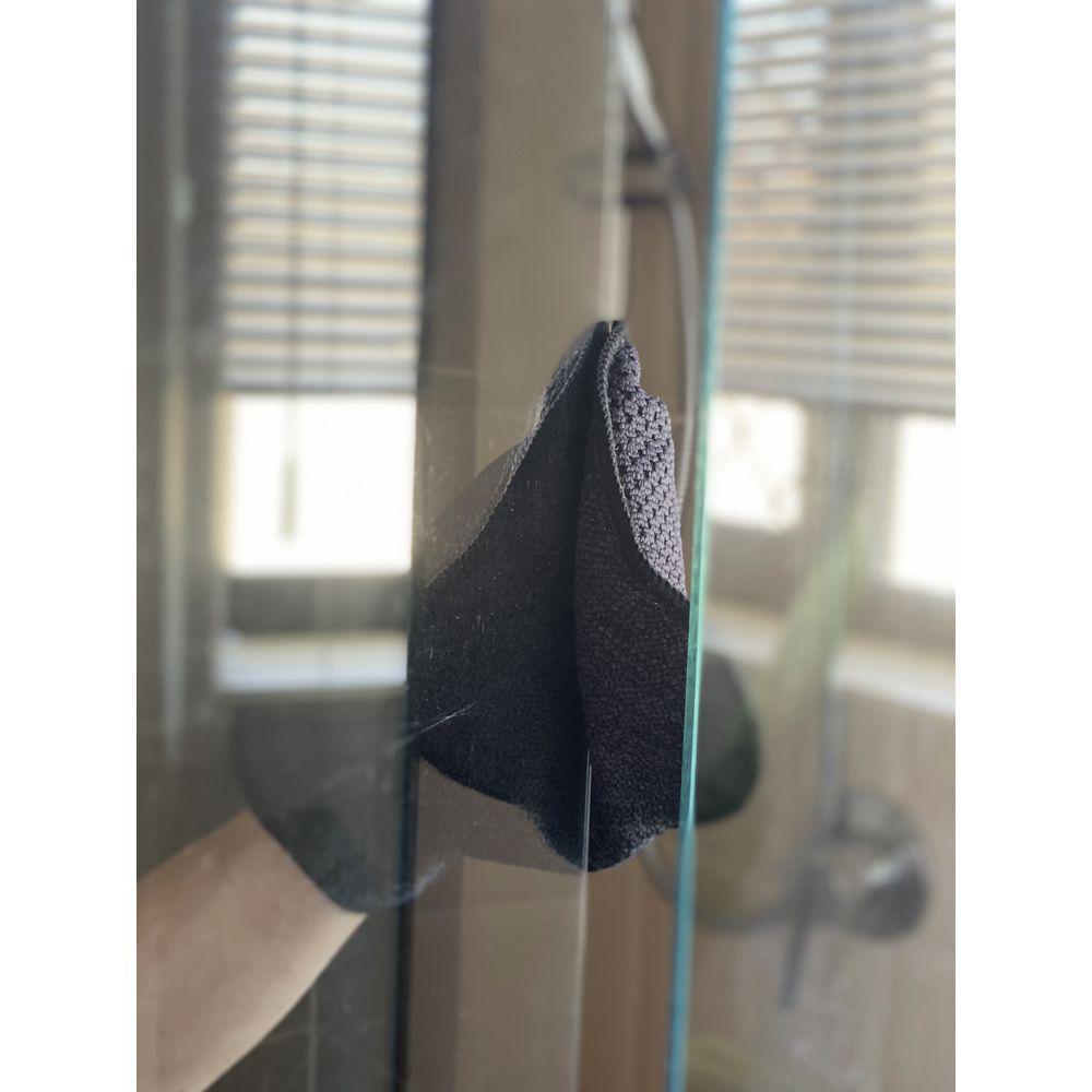 Eco Cloth Shower & Bathroom Cleaning Glove Charcoal - BATHROOM - Squeegees and Cleaning - Soko and Co