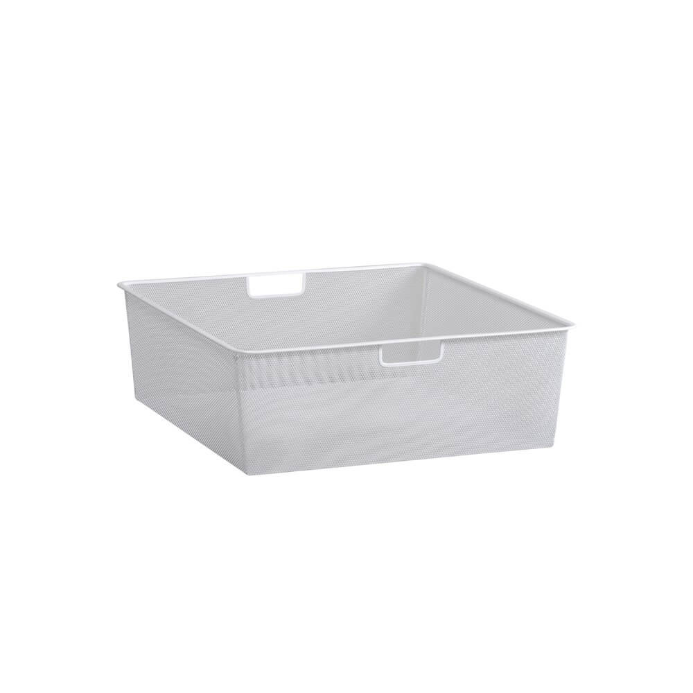 Elfa 55 Standard Mesh Basket 2 Runner White - ELFA - Baskets - Soko and Co