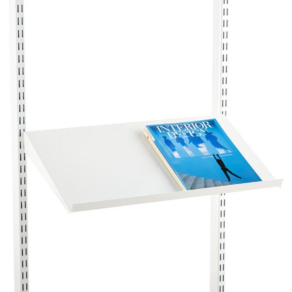 Elfa Angled Metal Shelf W 60 White Soko Co