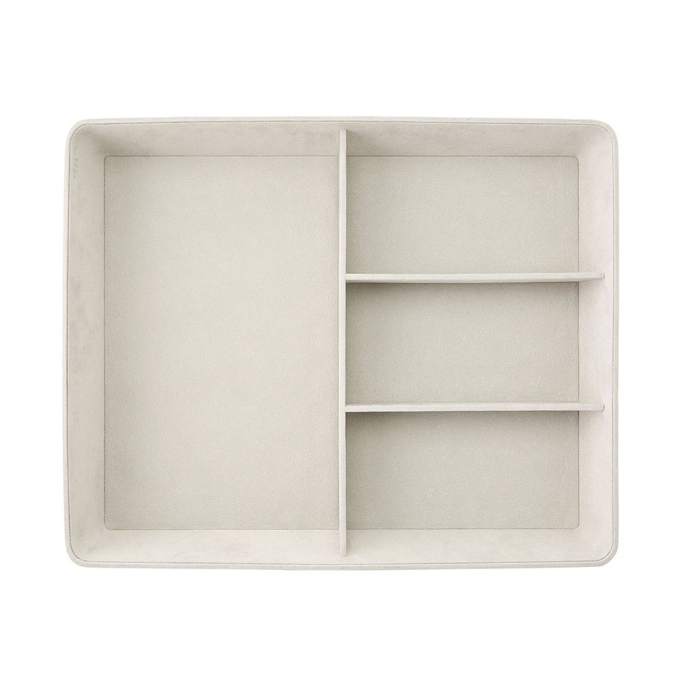 Elfa Decor 4 Section Jewellery Tray W: 60 Grey - ELFA - Accessories - Soko and Co
