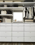 Elfa Decor Drawer Front W: 60 1 Runner White - ELFA - Gliding Drawers and Racks - Soko and Co