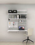 Elfa Home Office Work Station W: 120 White - ELFA - Ready Made Solutions - Soko and Co