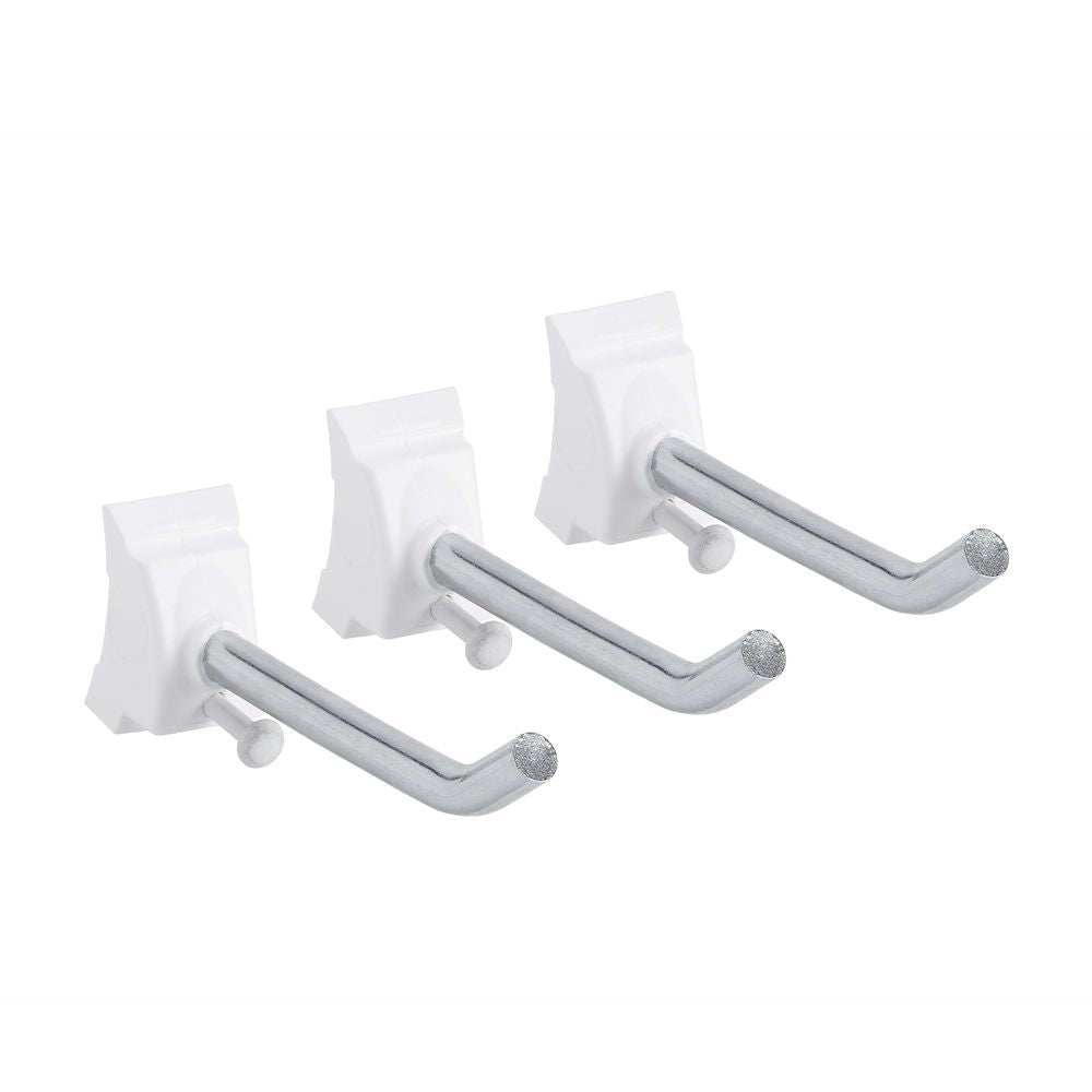 Elfa Storage Track Accessory Hook 3 Pack White Soko & Co