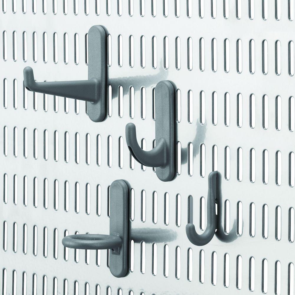 Elfa Storing Board Hooks 12 Pack Platinum Soko & Co