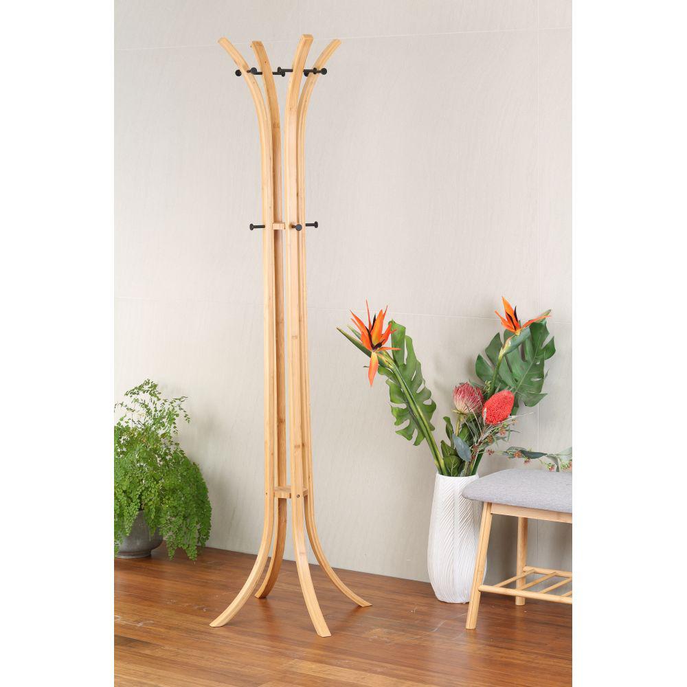 Freestanding Bamboo Coat & Hat Rack - HOME STORAGE - Hat and Coat Racks - Soko and Co