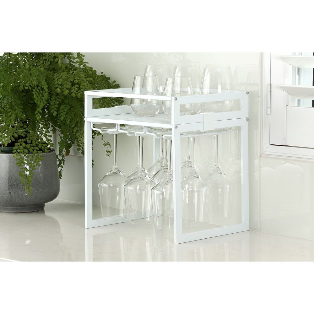 Freestanding Wine Glass Rack White - WINE - Glass Holders and Racks - Soko and Co