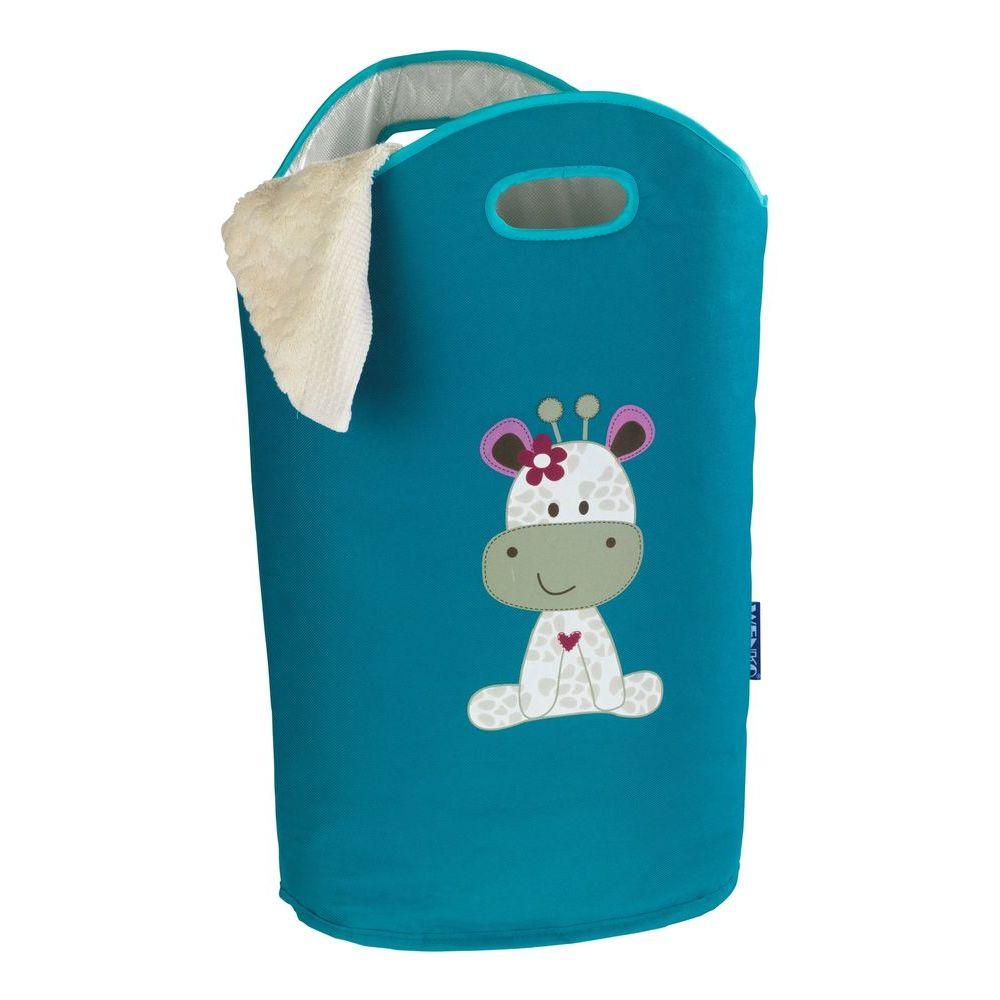 Greta Kids Laundry Hamper Petrol Blue - LAUNDRY - Hampers - Soko and Co