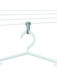 Hang Tight Plastic Coat Hangers & Clothesline Clips 5 Pack White - WARDROBE - Clothes Hangers - Soko and Co