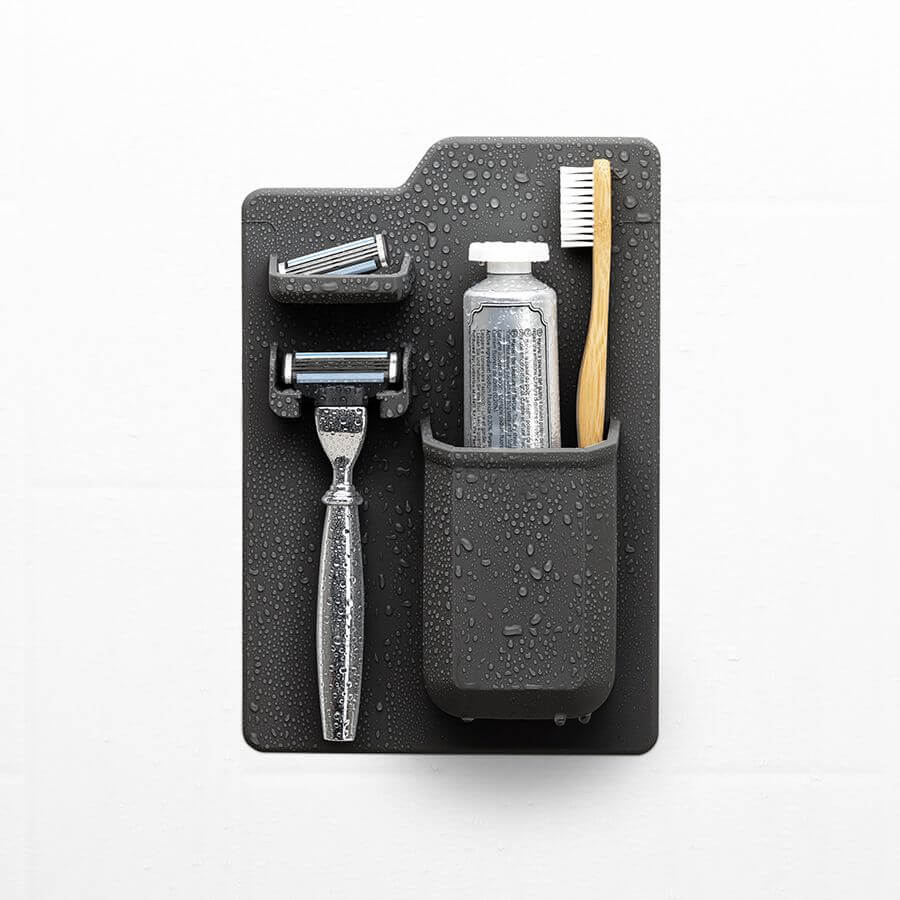 Harvey & Oliver Shower Mirror & Caddy - BATHROOM - Suction - Soko and Co
