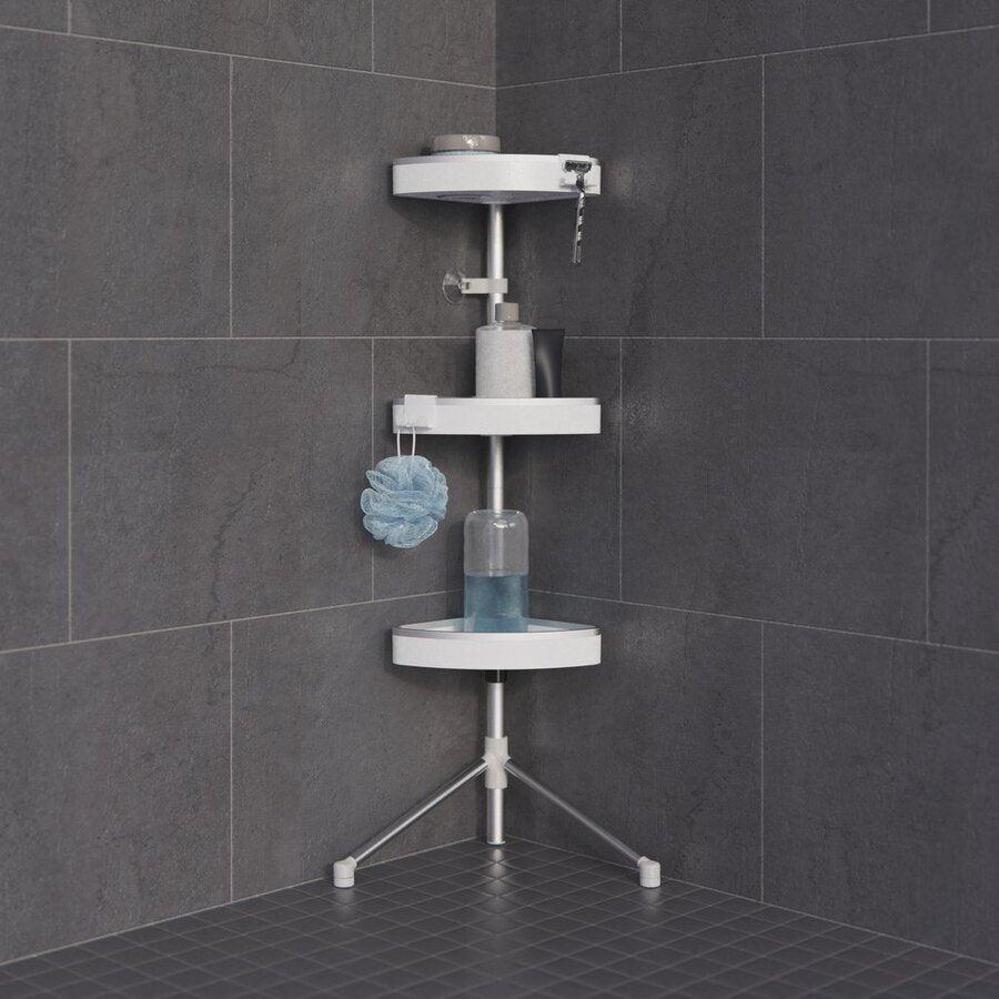 HiRISE 3 Tier Freestanding Aluminium Shower Caddy - BATHROOM - Shower Caddies - Soko and Co