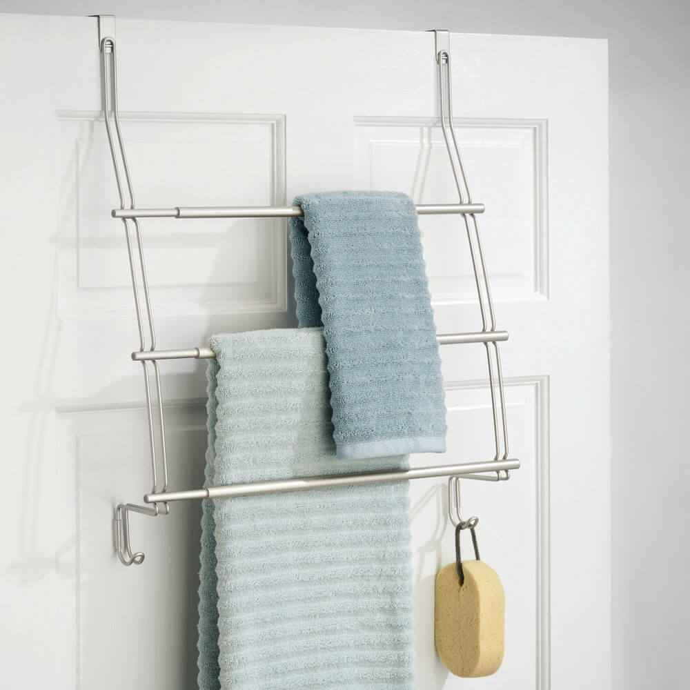 iDesign Neo 3 Rail Expandable Over Door Towel Rack - BATHROOM - Towel Racks - Soko and Co