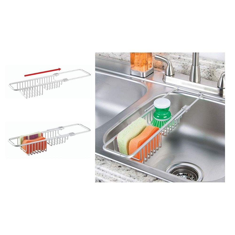 iDesign Rust Proof Aluminium Expandable Over Sink Caddy - KITCHEN - Sink - Soko and Co