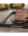 Joseph Joseph Cut & Carve Plus Large Chopping Board Black - KITCHEN - Bench - Soko and Co