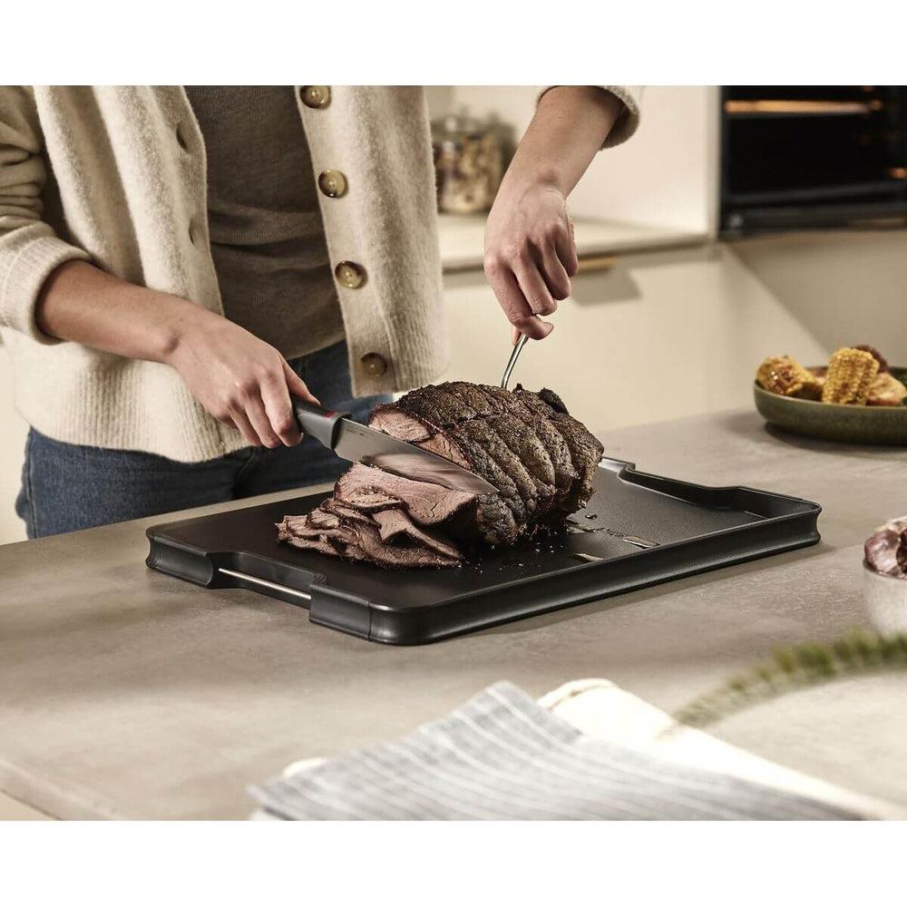 Joseph Joseph Cut & Carve Plus Large Chopping Board Black - KITCHEN - Bench - Soko and Co
