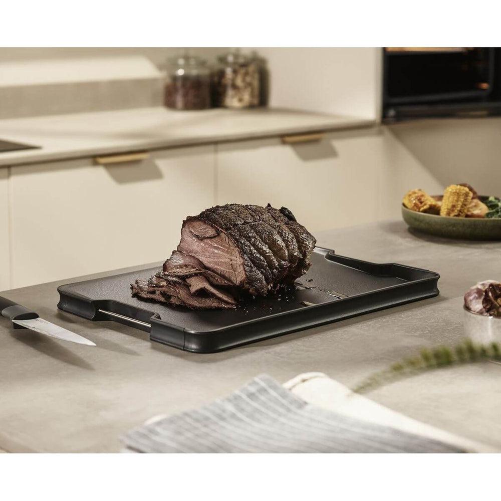 Joseph Joseph Cut & Carve Plus Large Chopping Board Black - KITCHEN - Bench - Soko and Co