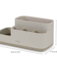 Joseph Joseph EasyStore Bathroom Storage Caddy Ecru - BATHROOM - Toothbrush Holders - Soko and Co