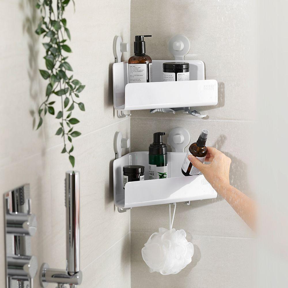 Joseph Joseph EasyStore Corner Shower Basket 2 Pack - BATHROOM - Suction - Soko and Co