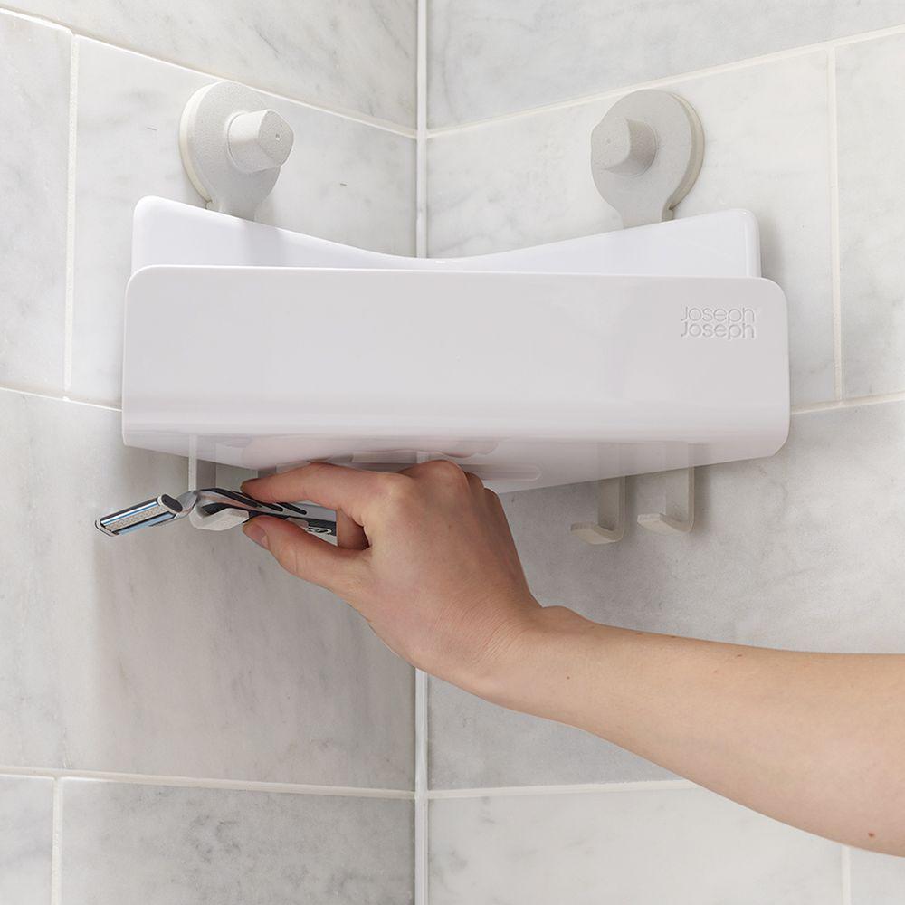 Joseph Joseph EasyStore Corner Shower Basket 2 Pack - BATHROOM - Suction - Soko and Co