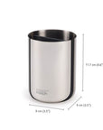 Joseph Joseph EasyStore Luxe Stainless Steel Toothbrush Caddy - BATHROOM - Toothbrush Holders - Soko and Co