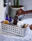 Joseph Joseph EasyStore Slimline Bathroom Storage Basket Ecru - BATHROOM - Squeegees and Cleaning - Soko and Co