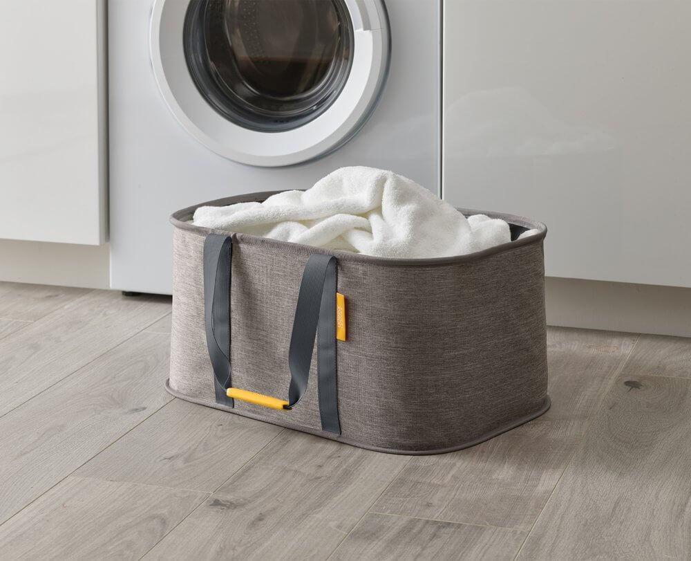Joseph Joseph Hold-All 35L Collapsible Laundry Basket Grey - LAUNDRY - Baskets and Trolleys - Soko and Co