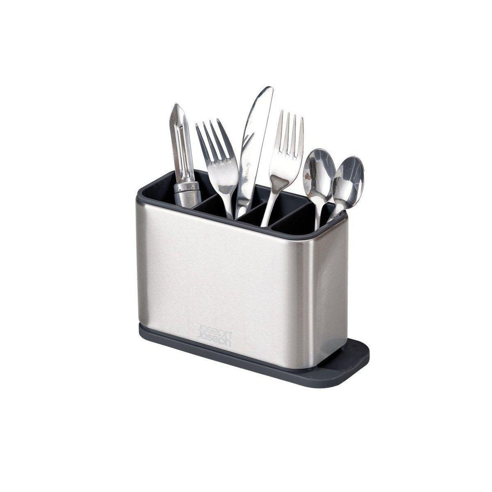 Black Dish Drainer with Cutlery Basket – L.T. Williams