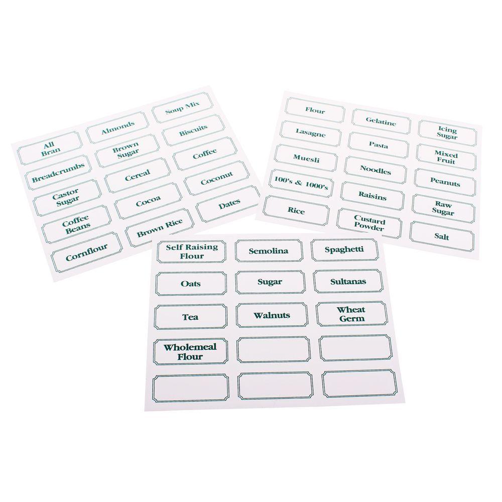 Kitchen Canister Labels 45 Pack - KITCHEN - Pantry Labels - Soko and Co