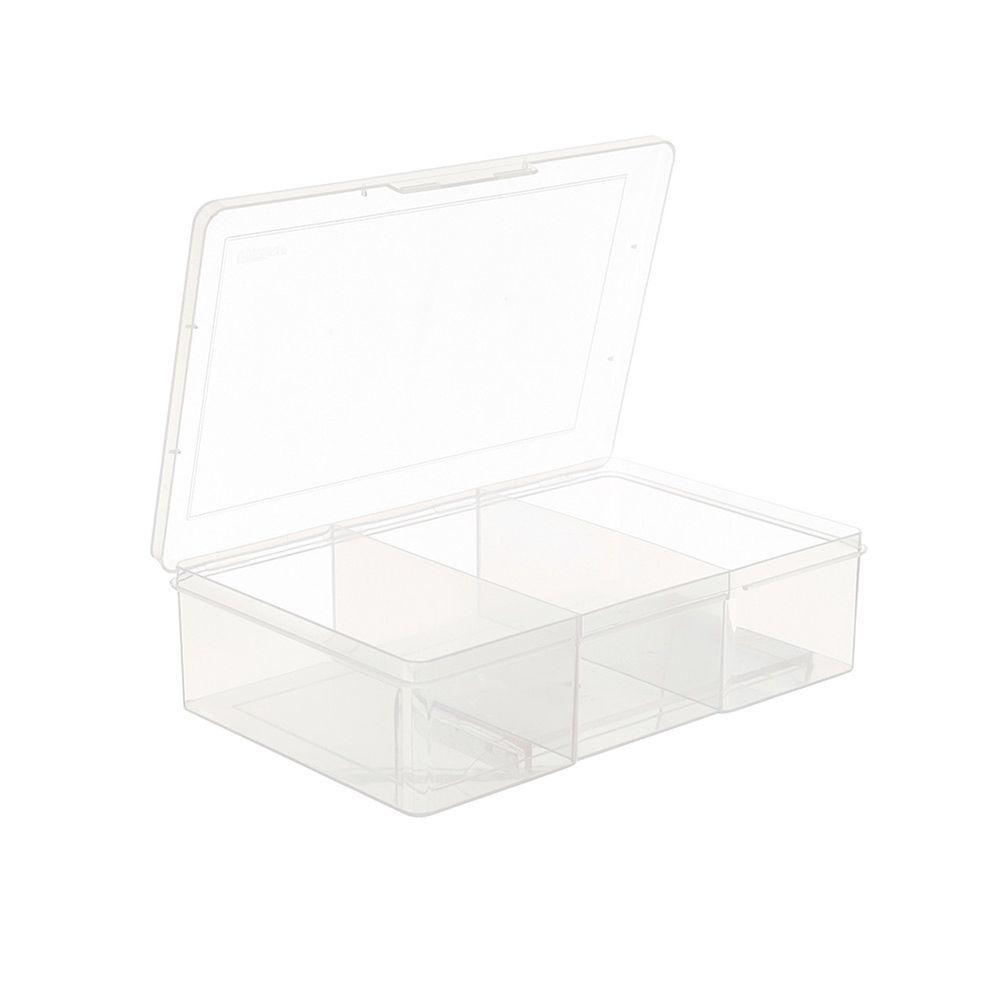 Large 3 Compartment Storage Box - HOME STORAGE - Office Storage - Soko and Co