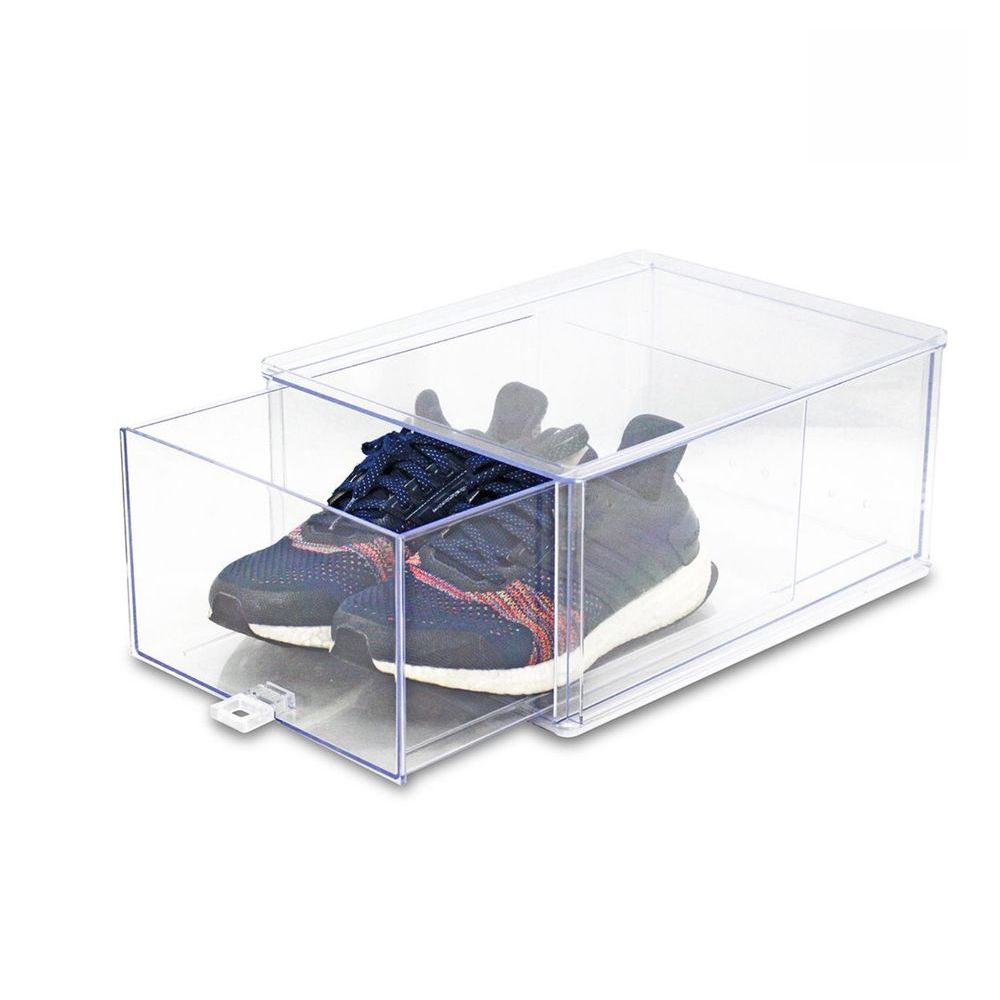 Acrylic shoe box drawer sale