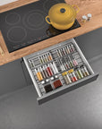 Lava X-Pand Expandable In Drawer Spice Rack Matte Black - KITCHEN - Spice Racks - Soko and Co