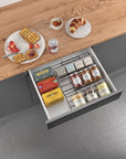 Lava X-Pand Expandable In Drawer Spice Rack Matte Black - KITCHEN - Spice Racks - Soko and Co