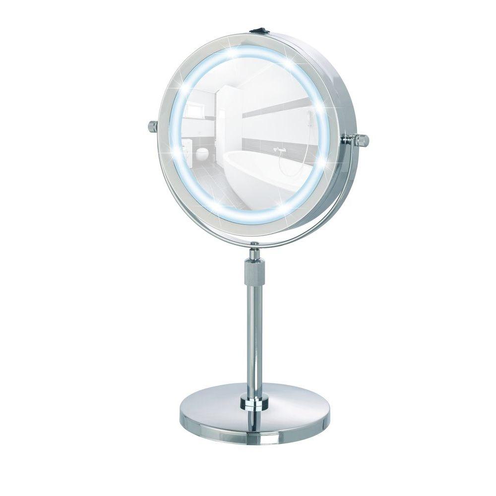 Pedestal magnifying deals mirror