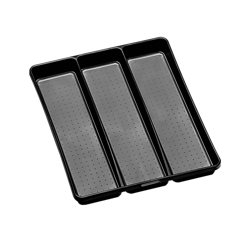 Madesmart 3 Compartment Grip Base Utensil Tray Carbon Soko Soko & Co