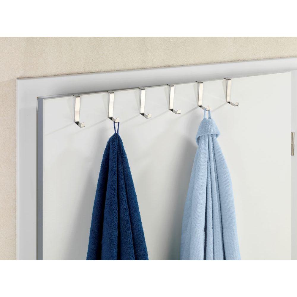 Over Door Hooks 6 Pack Stainless Steel - WARDROBE - Over the Door Hooks - Soko and Co