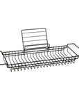Powder Coated Bath Caddy Matte Black - BATHROOM - Accessories - Soko and Co
