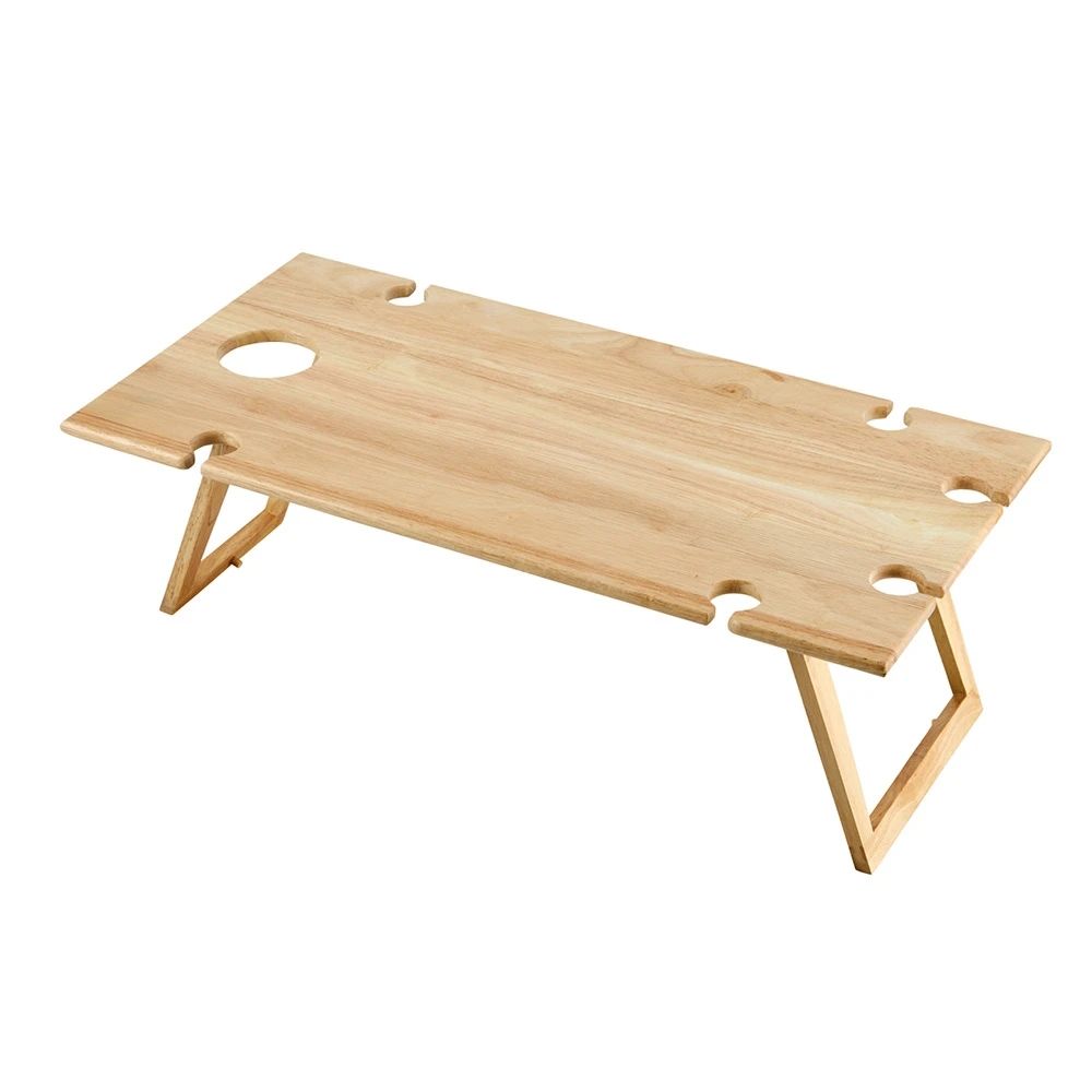 Rectangular Person Folding Rubberwood Picnic Table Soko – Soko
